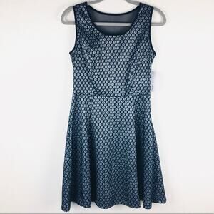 NWT En Focus Studio blue dress size 8